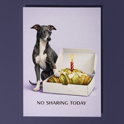 Italian greyhound personalised - greyhound,
