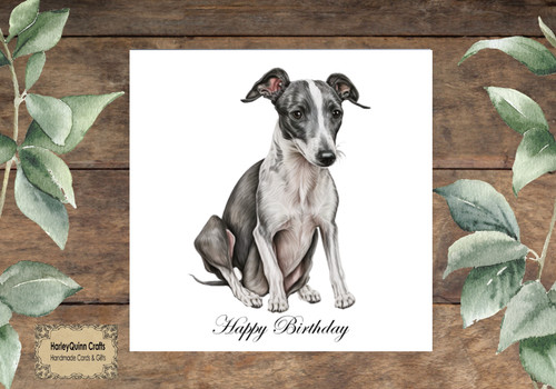 Dog 052 birthday card - dog,