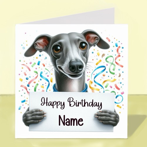Personalised italian greyhound - personalised,