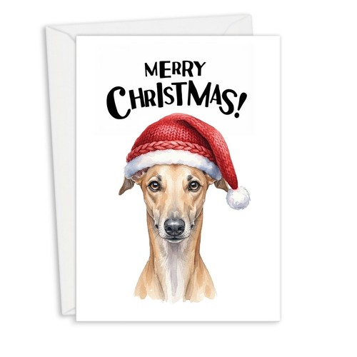 Greyhound dog christmas - greyhound,
