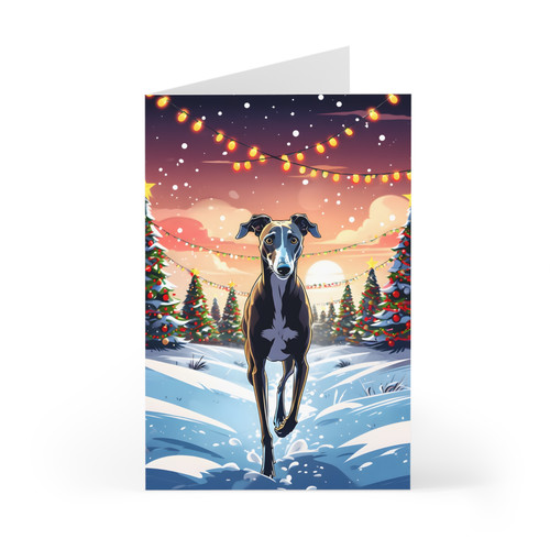 Black greyhound whippet - black,