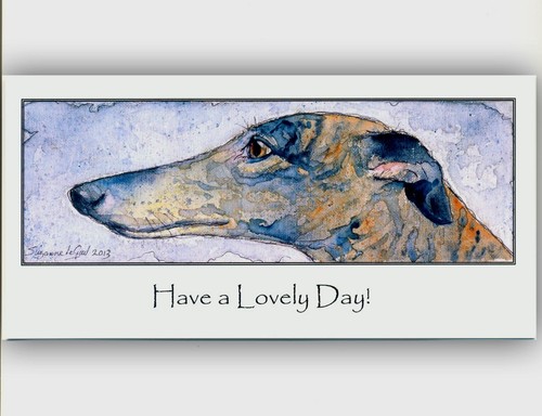 Original brindle greyhound - brindle,